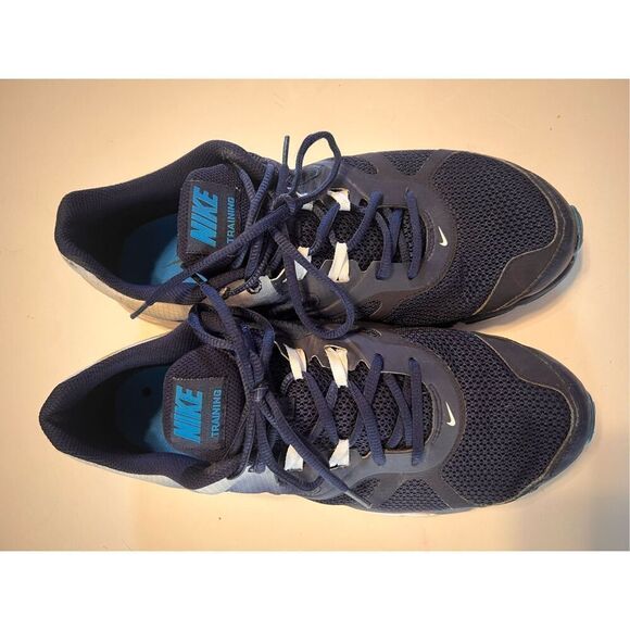 Nike Mens Size 11.5 Dual Fusion Athletic Sneakers Blue Ombre Running Workout Gym - Picture 6 of 14